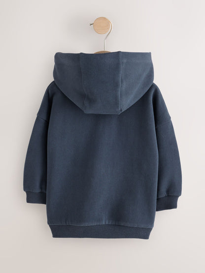 Dsiney Kidz - Navy Soft Touch Zip Through Hoodie (3mths-7yrs) image 2