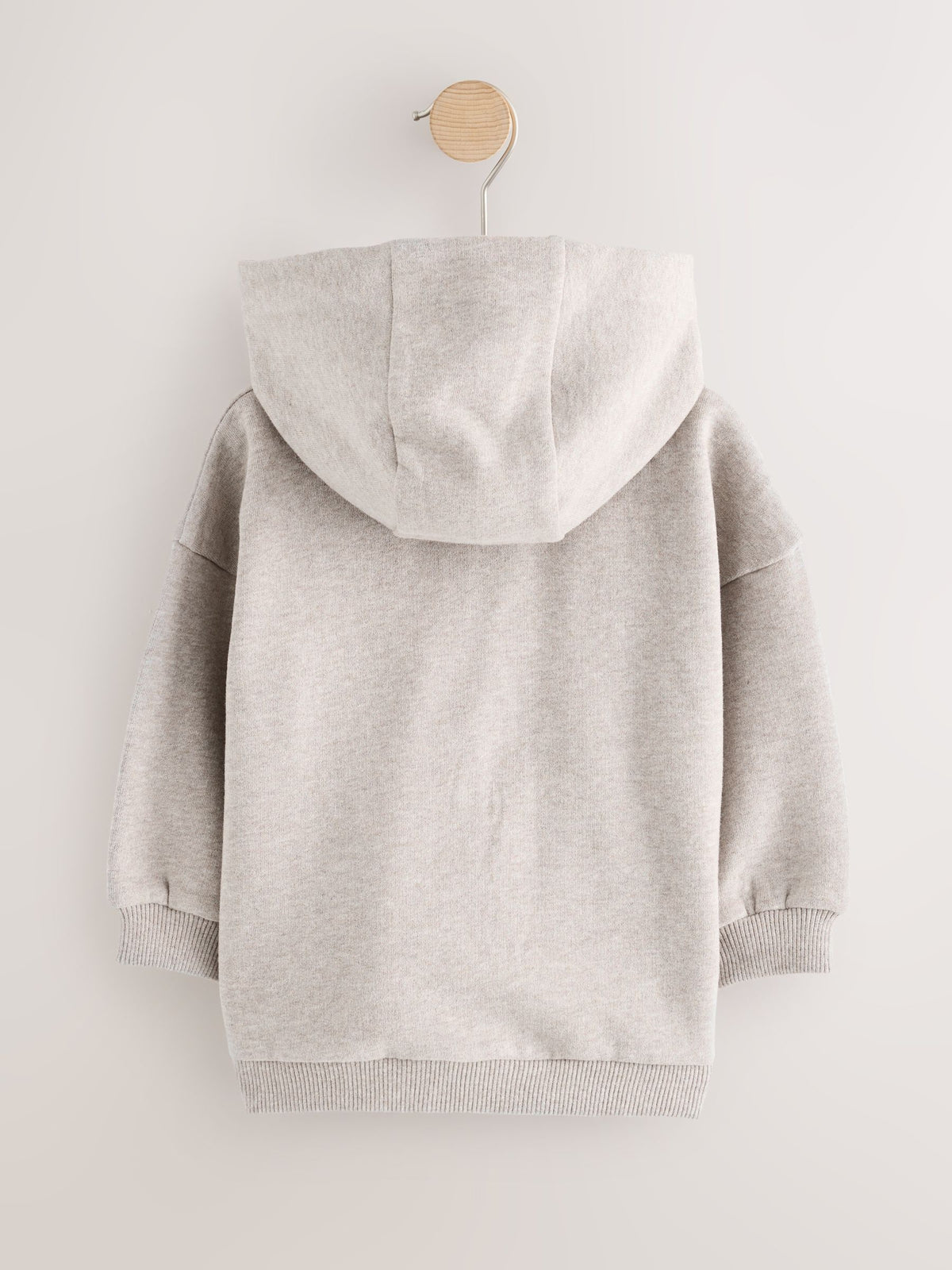 Dsiney Kidz - Oatmeal Marl Soft Touch Zip Through Hoodie (3mths-7yrs) image 2
