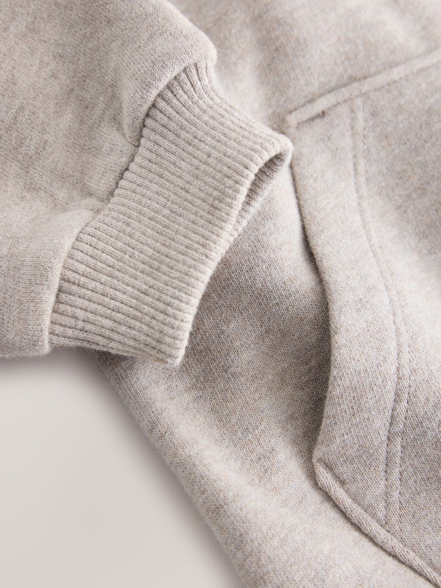Dsiney Kidz - Oatmeal Marl Soft Touch Zip Through Hoodie (3mths-7yrs) image 3