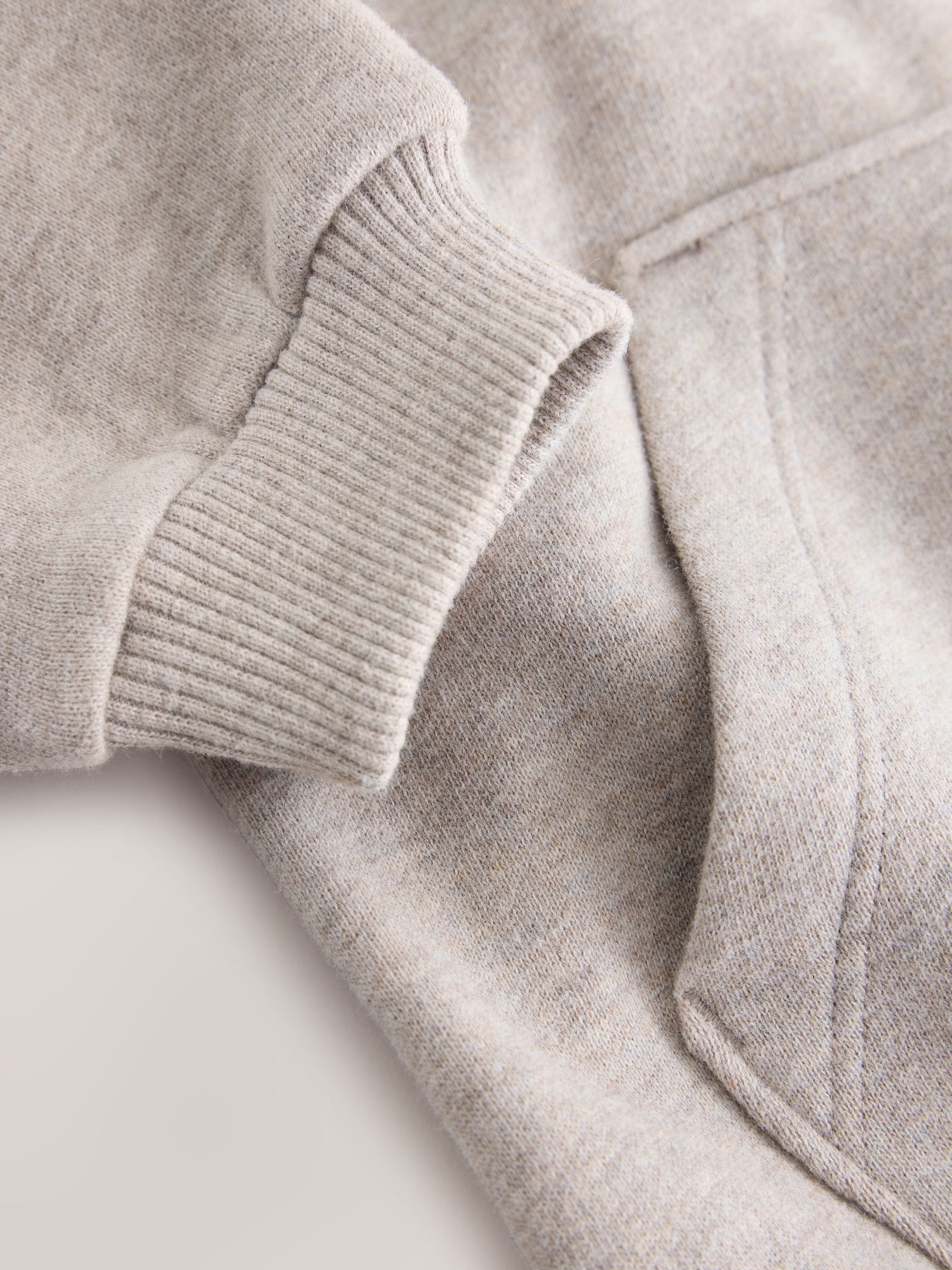 Dsiney Kidz - Oatmeal Marl Soft Touch Zip Through Hoodie (3mths-7yrs) image 3