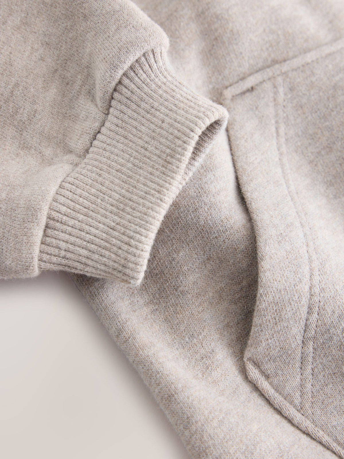 Dsiney Kidz - Oatmeal Marl Soft Touch Zip Through Hoodie (3mths-7yrs) image 3