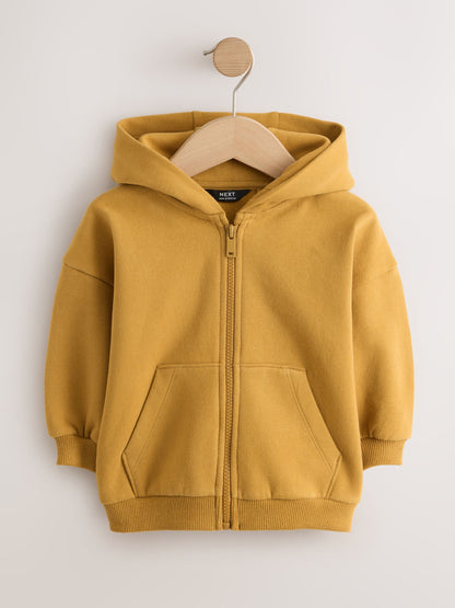 Dsiney Kidz - Yellow Soft Touch Zip Through Hoodie (3mths-7yrs) image 1