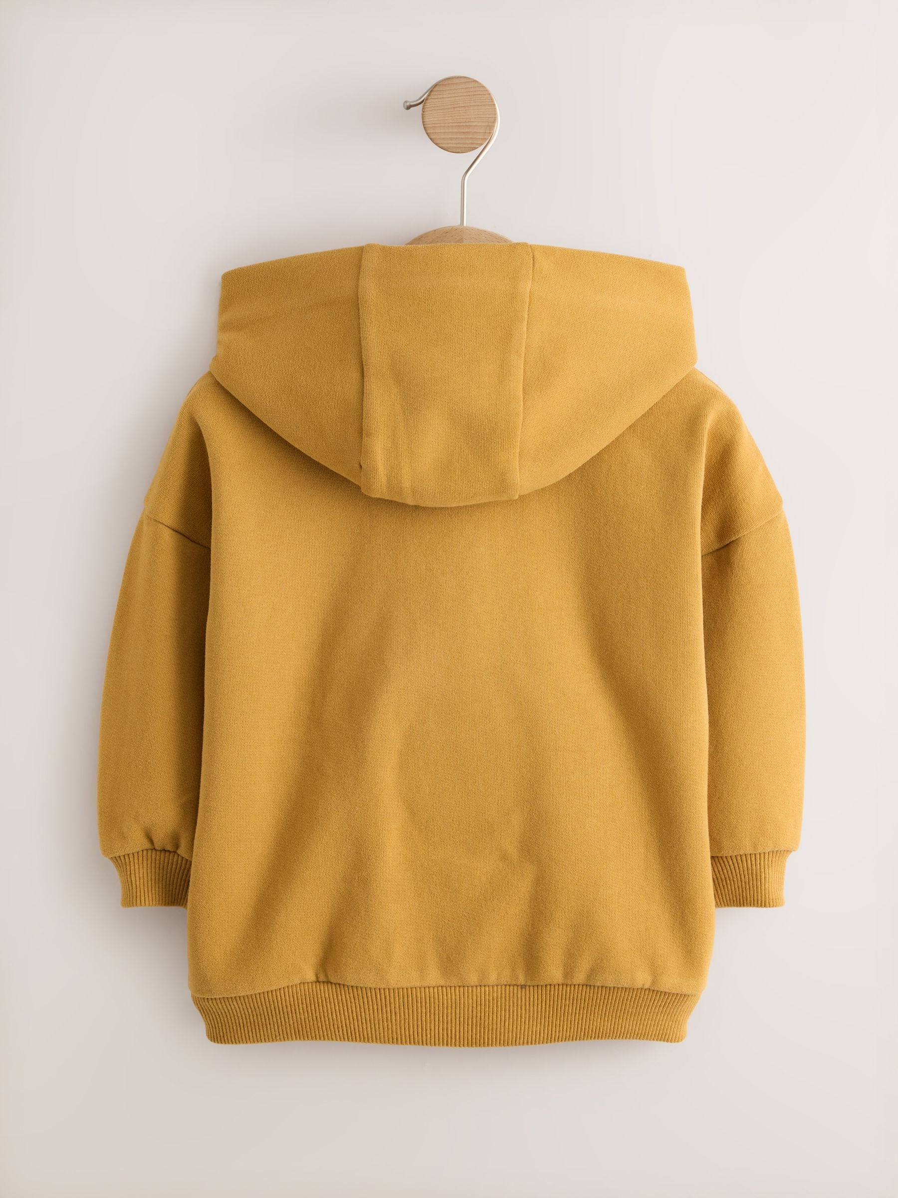 Dsiney Kidz - Yellow Soft Touch Zip Through Hoodie (3mths-7yrs) image 2