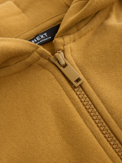 Dsiney Kidz - Yellow Soft Touch Zip Through Hoodie (3mths-7yrs) image 3