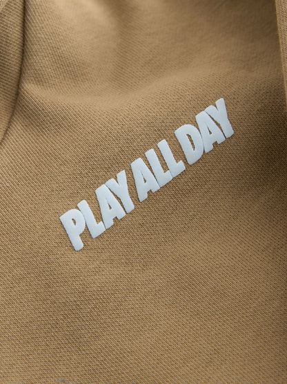 Dsiney Kidz - Taupe Brown Printed Slogan Long Sleeve Hoodie (3mths-7yrs) image 8