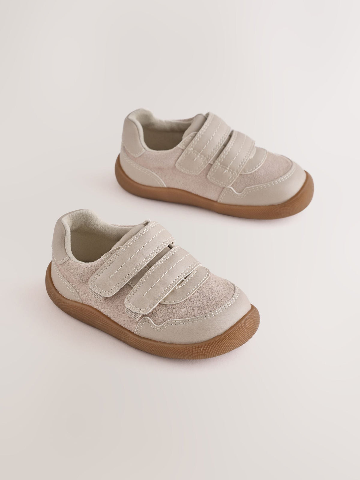 Dsiney Kidz - Neutral Wide Fit (G) Crawler Trainers image 1