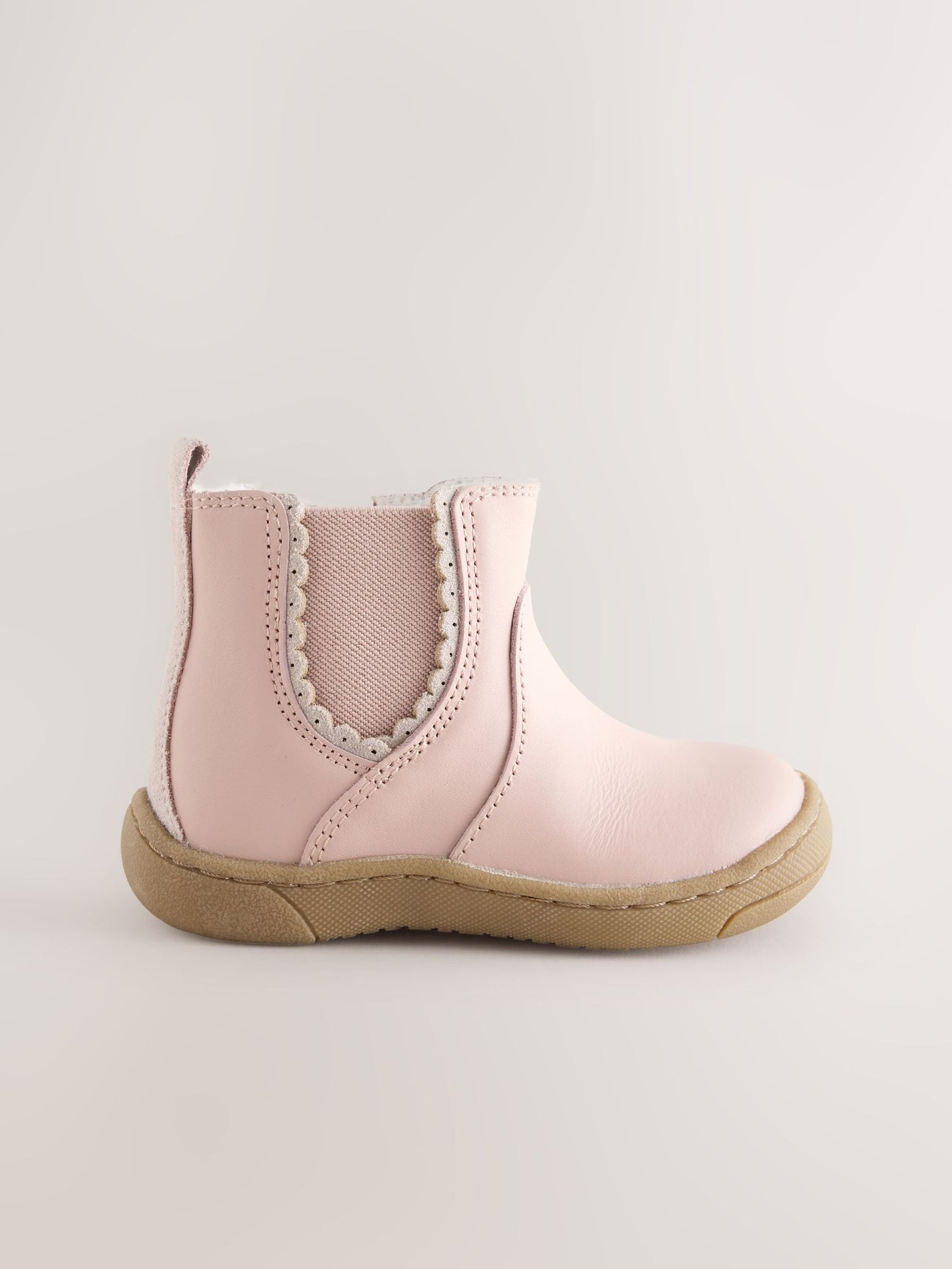 Pink Leather First Walker Chelsea Boots image 2