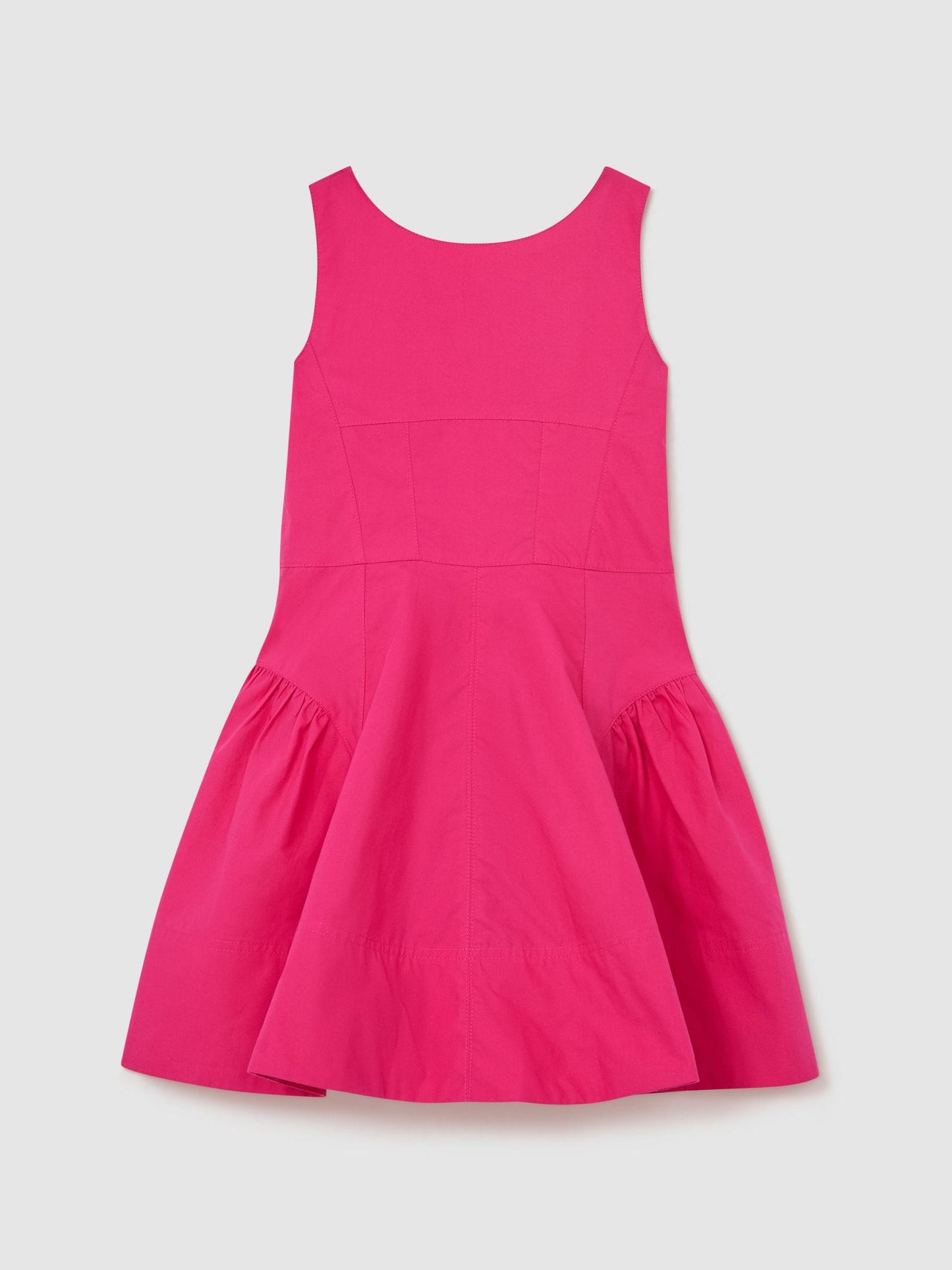 Reiss Pink Irena 3-9 yrs Cotton Polka-Dot Sleeveless Dress image 1