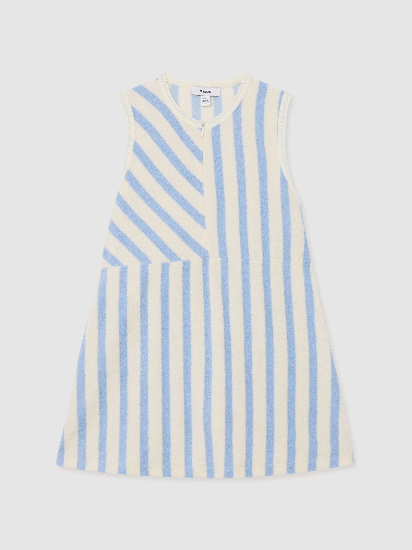 Reiss Pale Blue Sunny 9-13 yrs Towelling Dress image 2