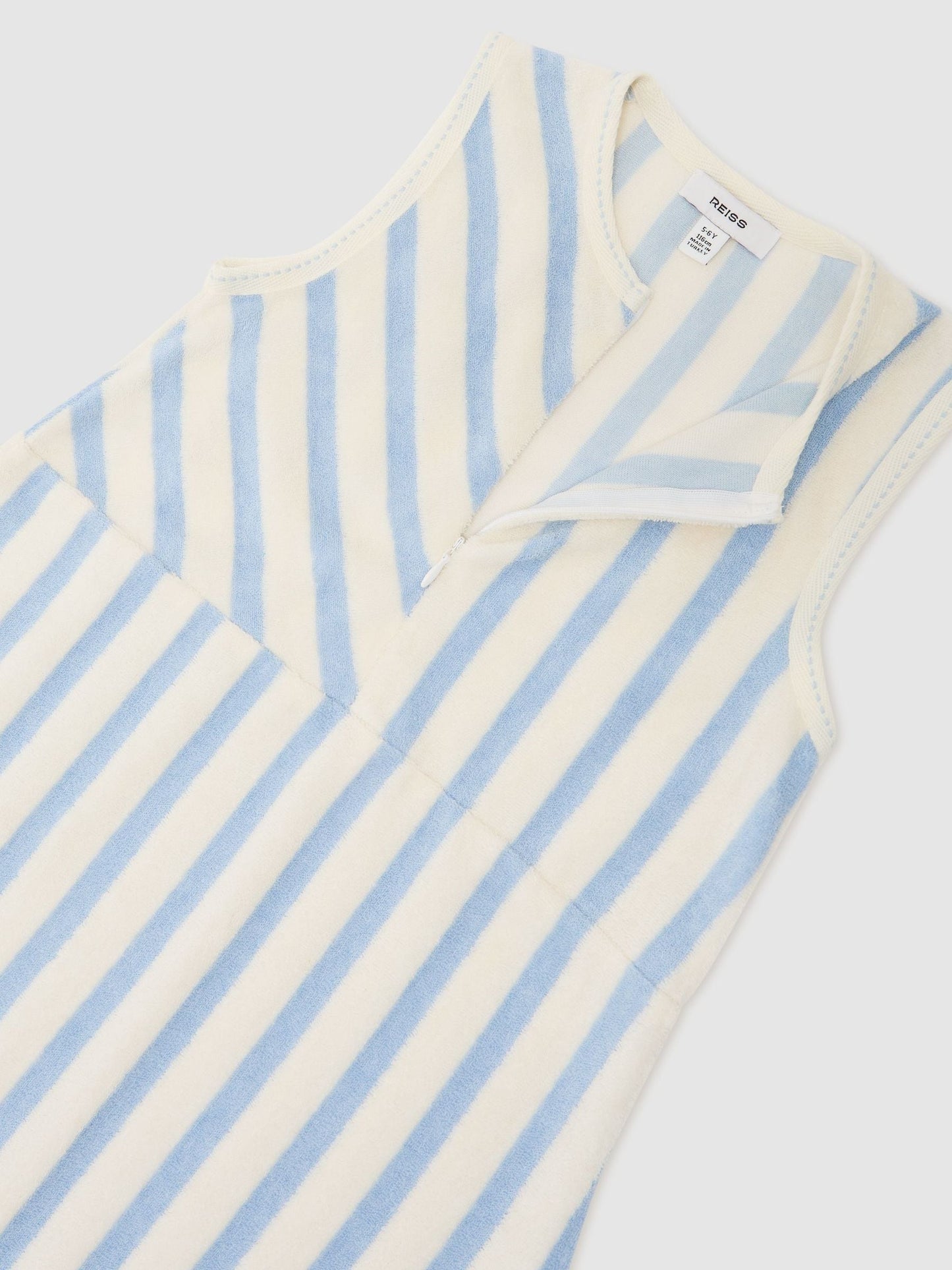 Reiss Pale Blue Sunny 9-13 yrs Towelling Dress image 3