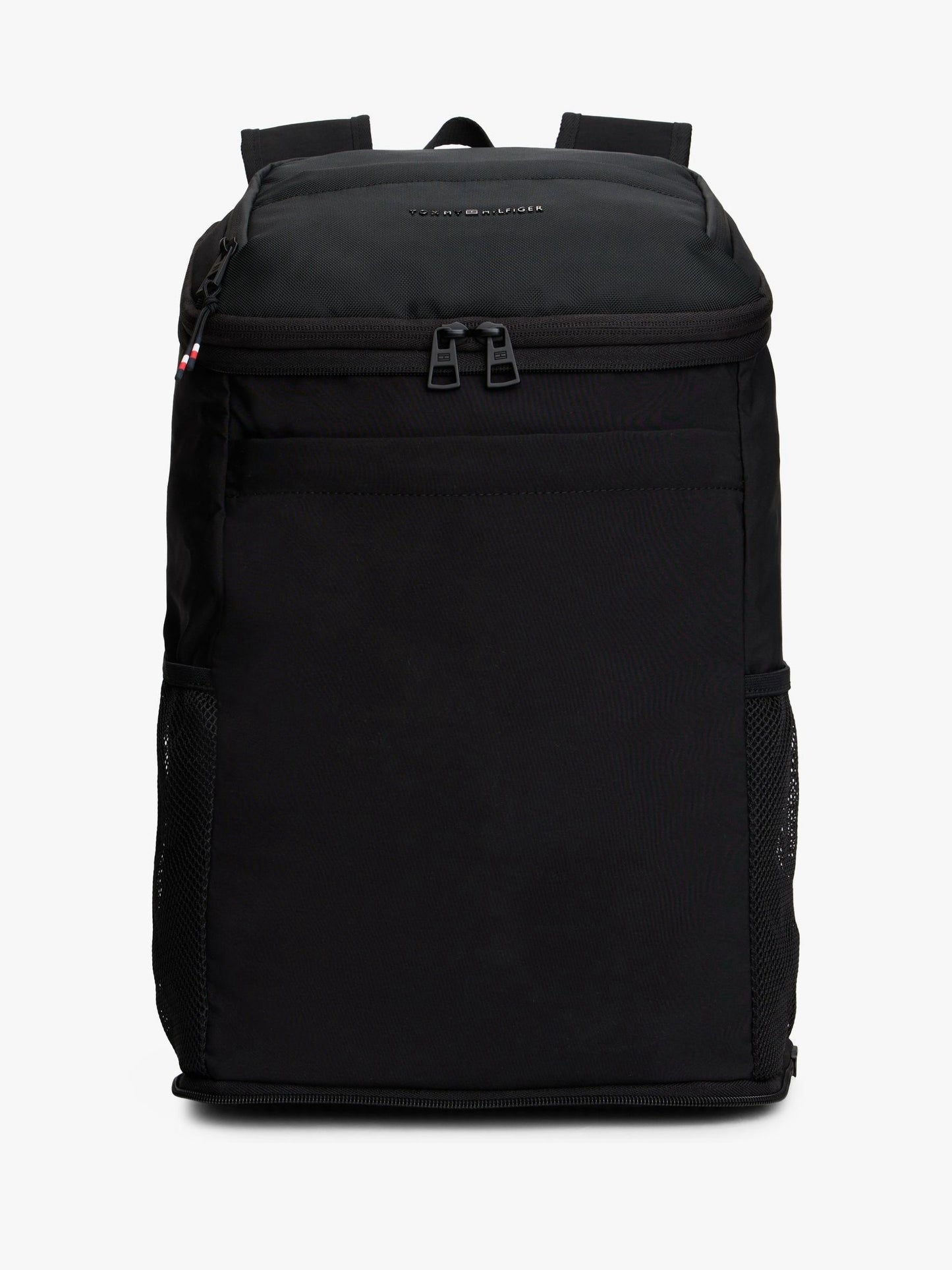 Tommy Hilfiger Black Textile Logo Packable Backpack image 1