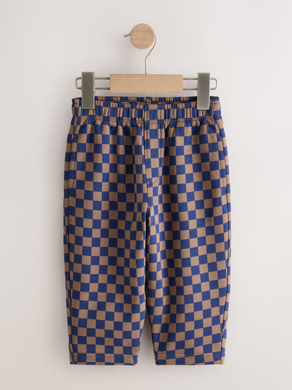Dsiney Kidz - Navy/Ginger Single Wide Leg Jersey Joggers (3mths-7yrs) image 1