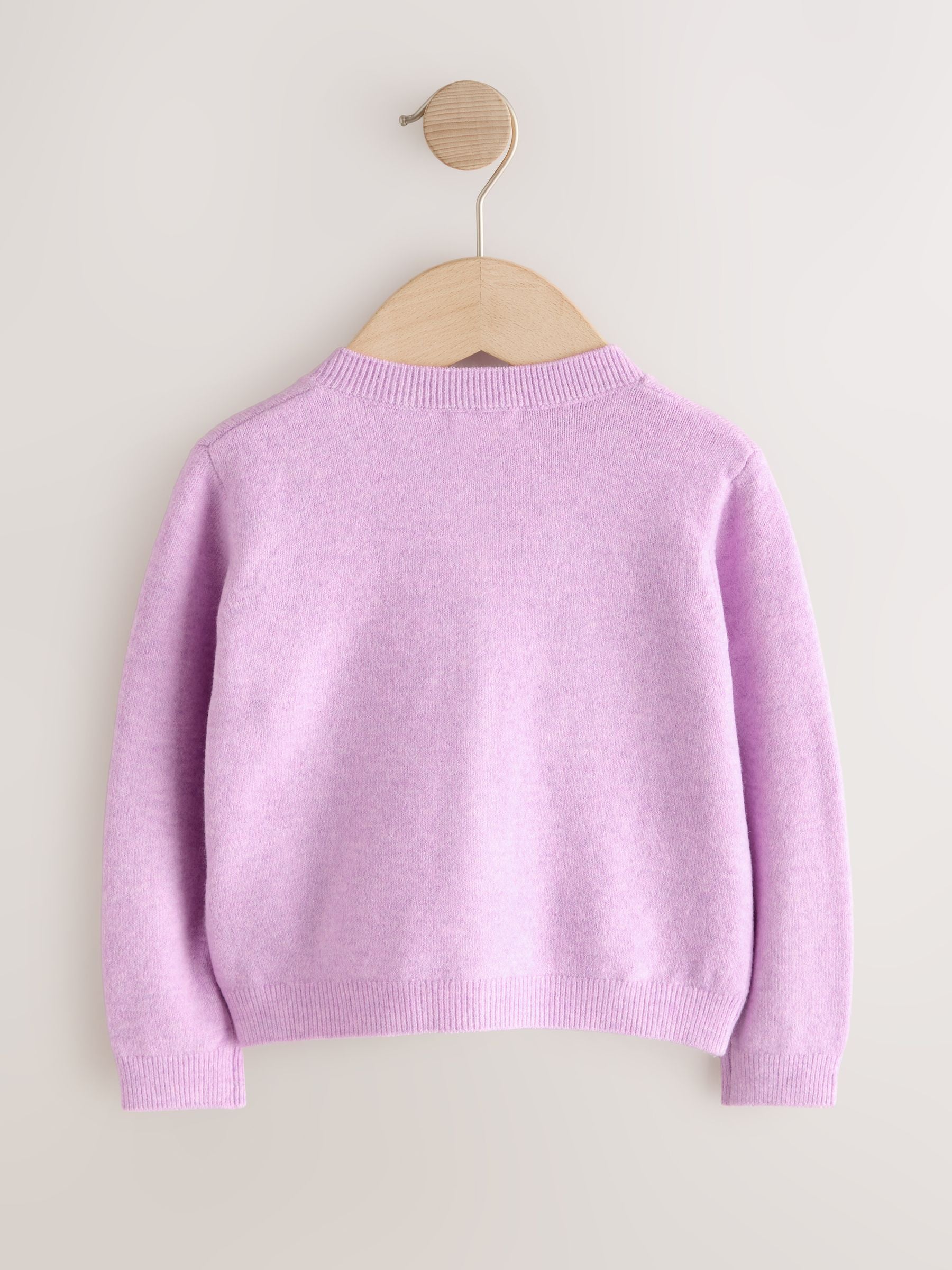 Dsiney Kidz - Lilac Purple Knit Cardigan (3mths-7yrs) image 2