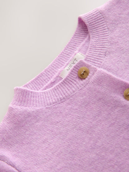Dsiney Kidz - Lilac Purple Knit Cardigan (3mths-7yrs) image 3