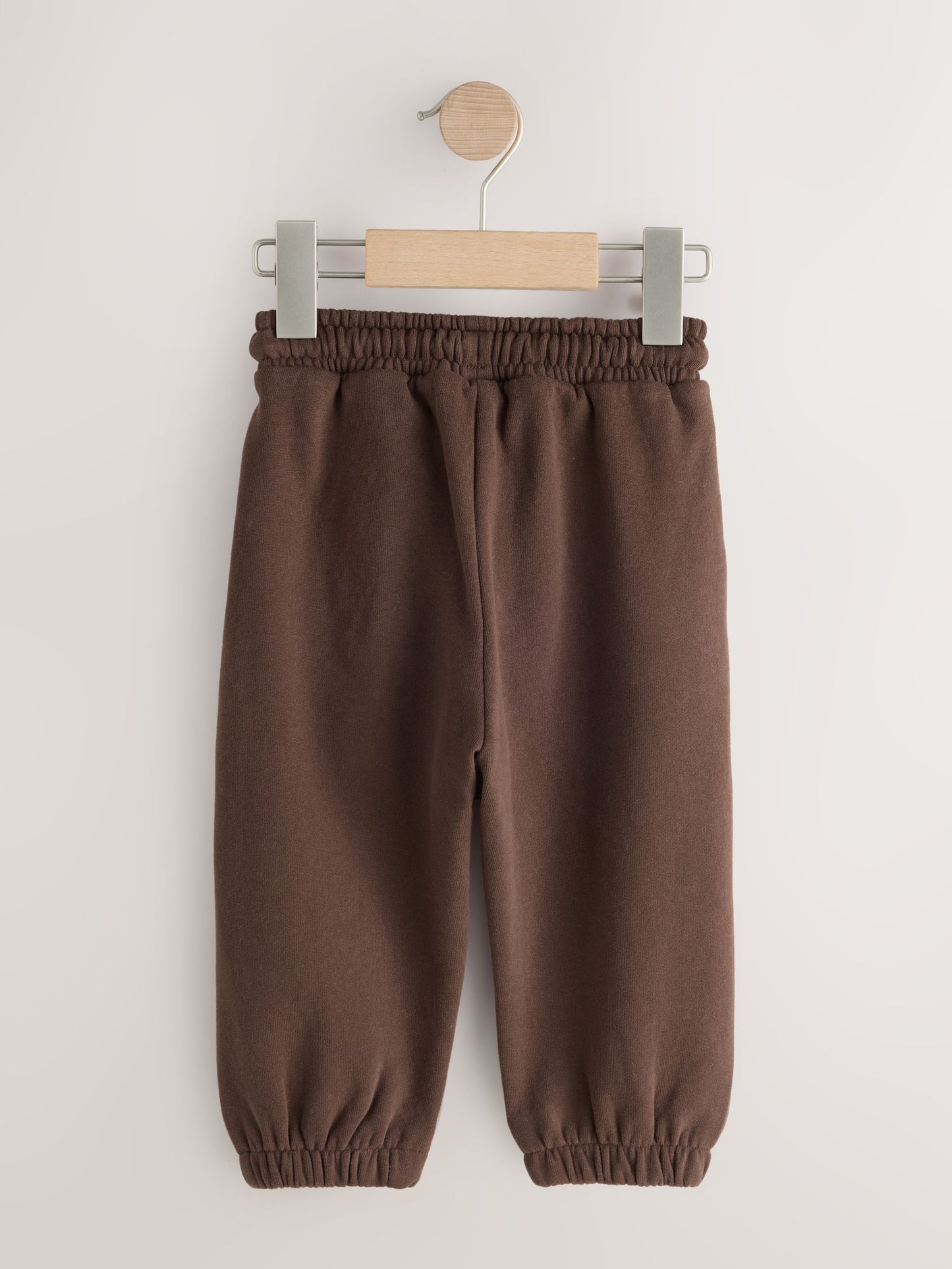 Dsiney Kidz - Chocolate Brown Regular Fit Soft Touch Jersey Joggers (3mths-7yrs) image 2