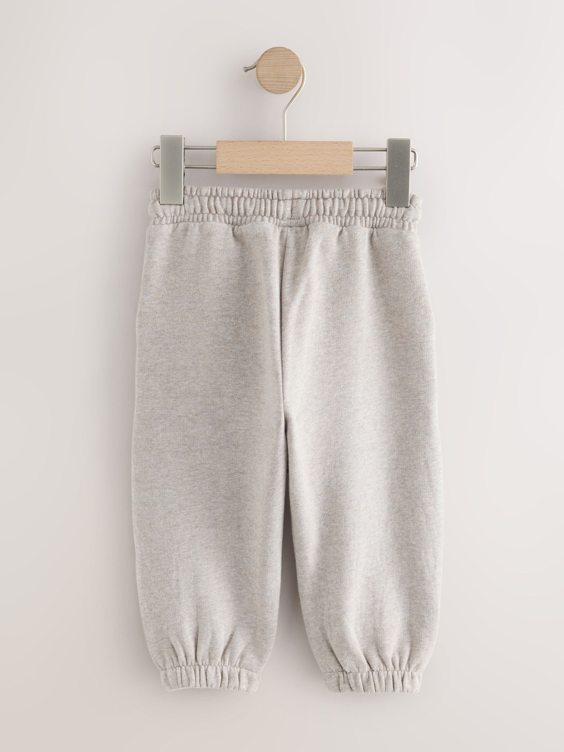 Dsiney Kidz - Oatmeal Marl Regular Fit Soft Touch Jersey Joggers (3mths-7yrs) image 2