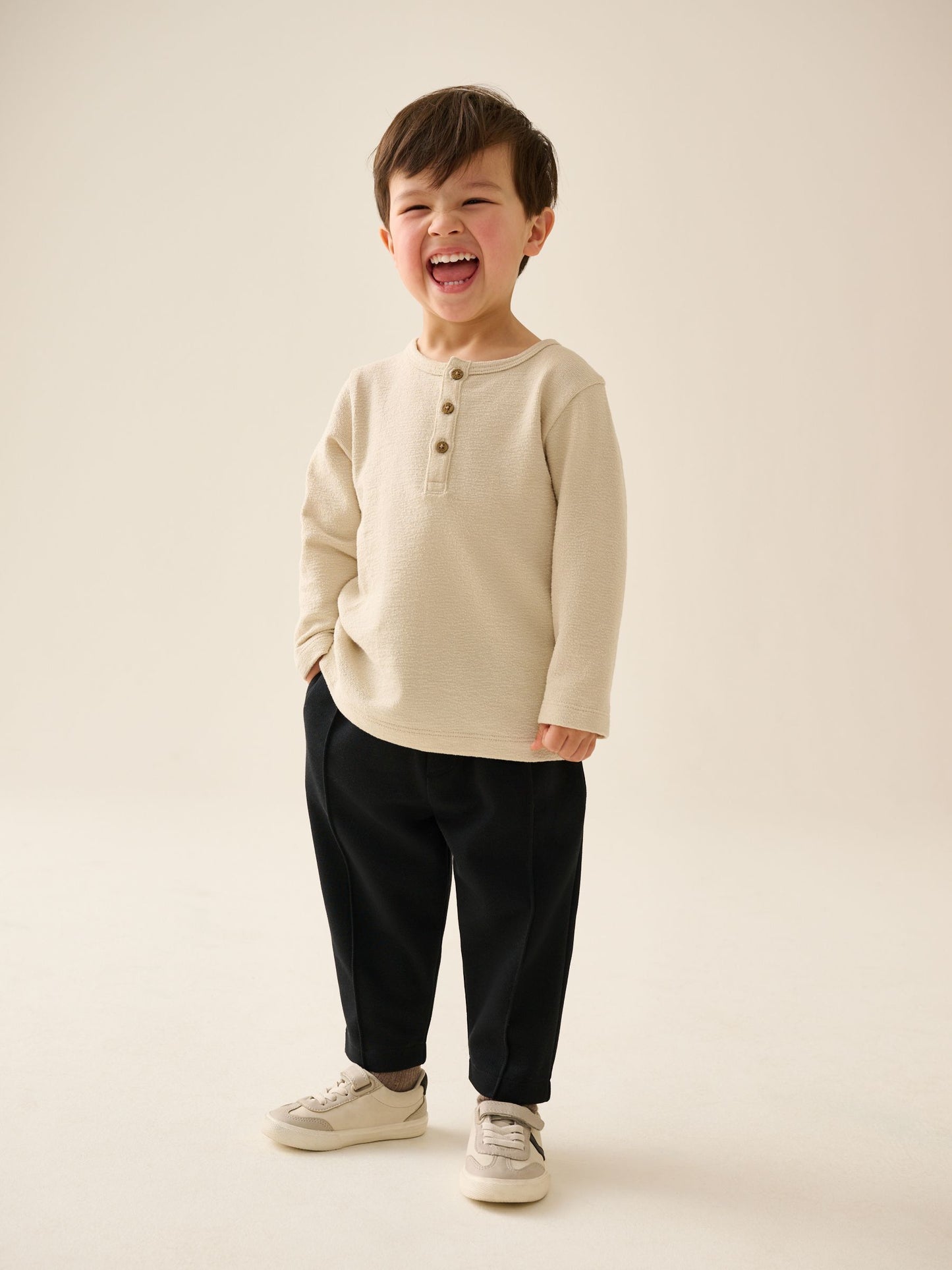 Dsiney Kidz - Black Plain Smart Joggers (3mths-7yrs) image 2