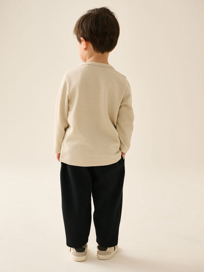 Dsiney Kidz - Black Plain Smart Joggers (3mths-7yrs) image 3