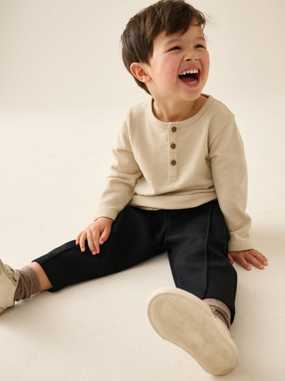 Dsiney Kidz - Black Plain Smart Joggers (3mths-7yrs) image 4