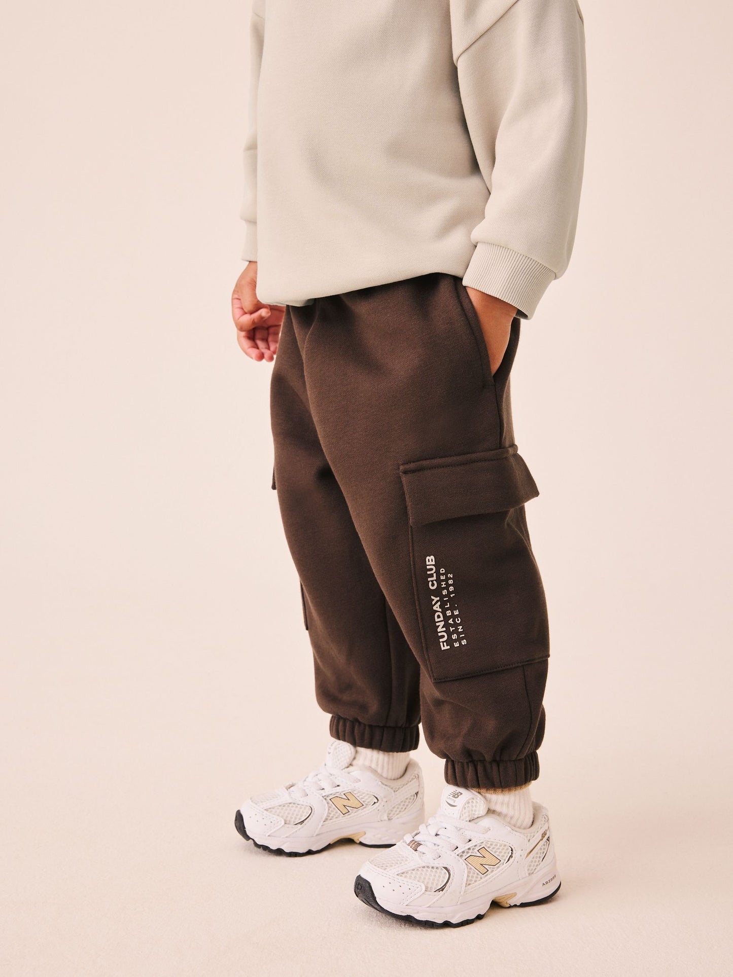 Dsiney Kidz - Ecru Crew Neck Sweat Top and Utility Joggers Set (3mths-7yrs) image 3