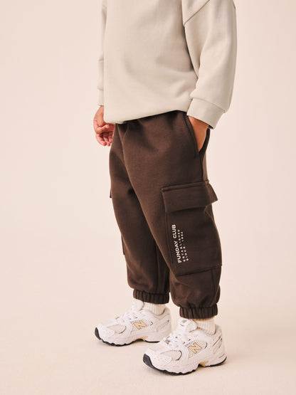 Dsiney Kidz - Ecru Crew Neck Sweat Top and Utility Joggers Set (3mths-7yrs) image 3