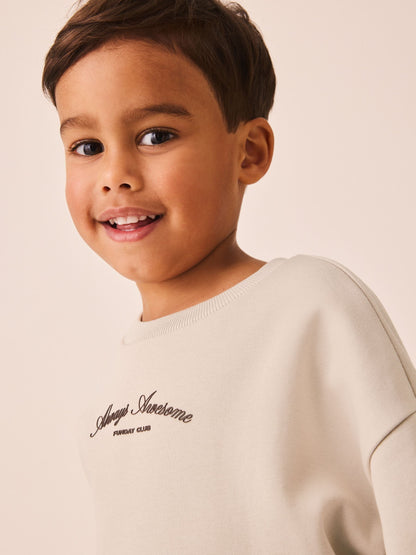 Dsiney Kidz - Ecru Crew Neck Sweat Top and Utility Joggers Set (3mths-7yrs) image 5