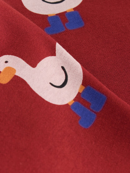 Dsiney Kidz - Burgundy Red All Over Print Crew Neck Sweat Top and Joggers Set (3mths-7yrs) image 9