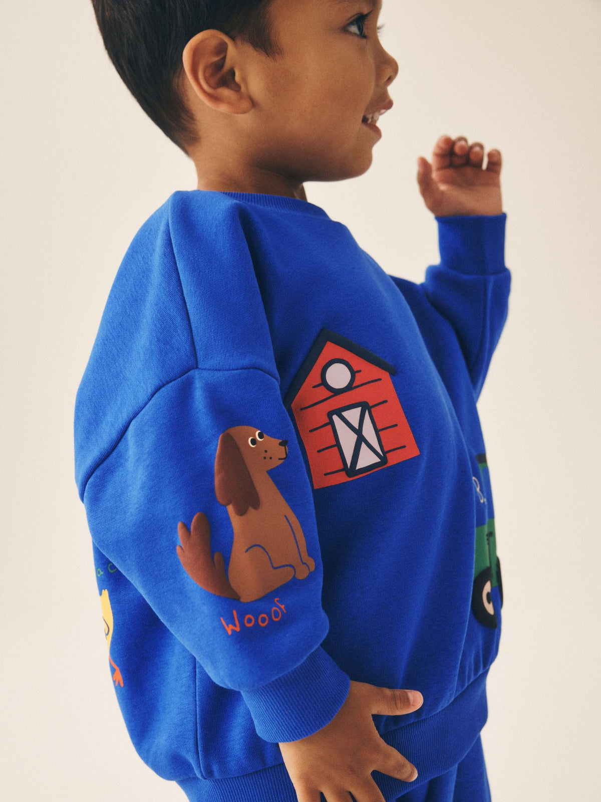 Dsiney Kidz - Dark Blue Crew Neck Joggers Set (3mths-7yrs) image 4