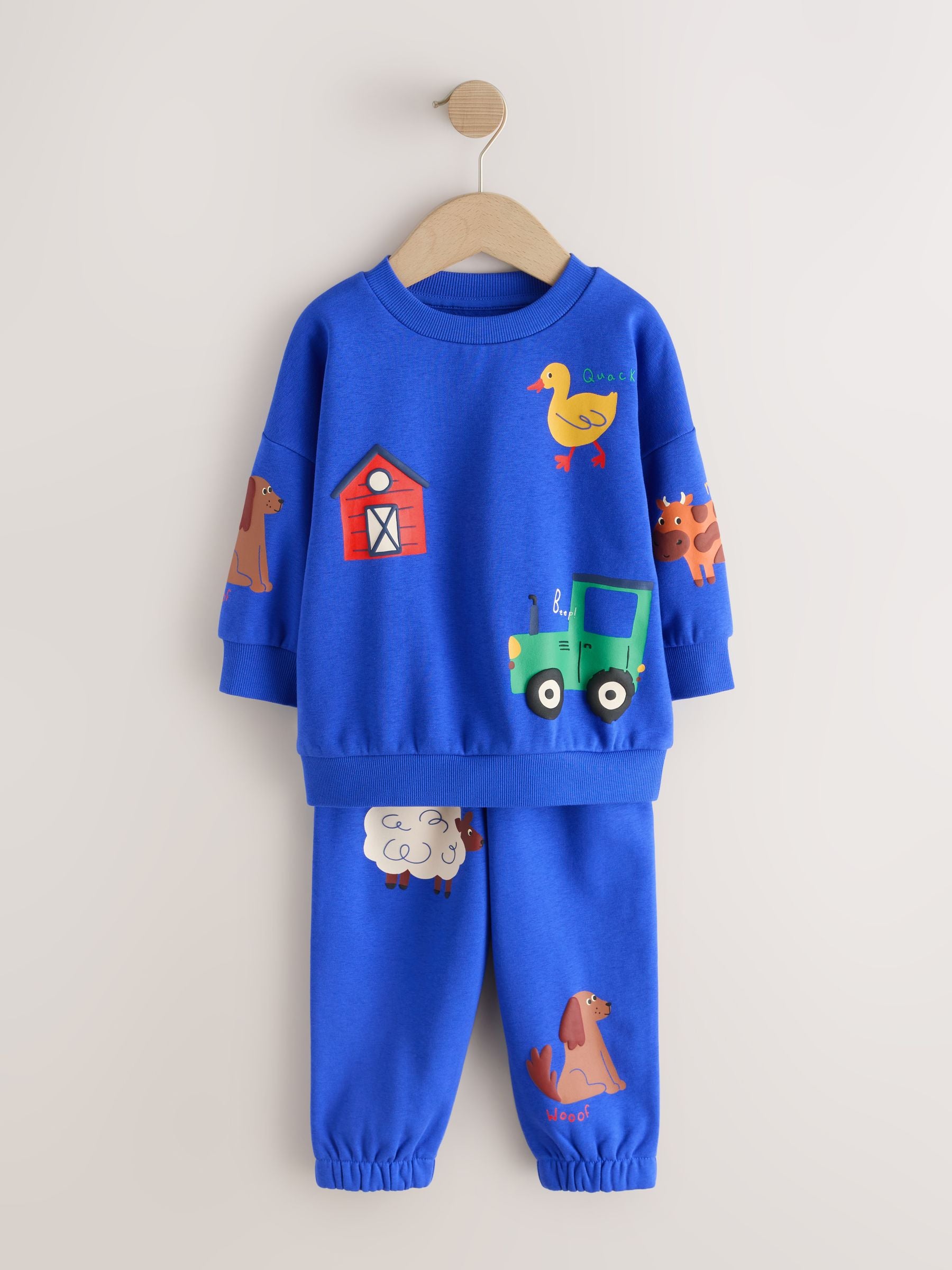 Dsiney Kidz - Dark Blue Crew Neck Joggers Set (3mths-7yrs) image 5