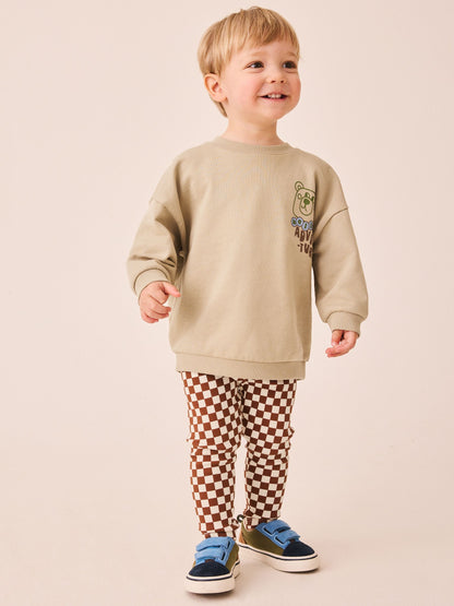 Dsiney Kidz - Neutral Sweatshirt and Leggings Set 2 Piece (3mths-7yrs) image 1