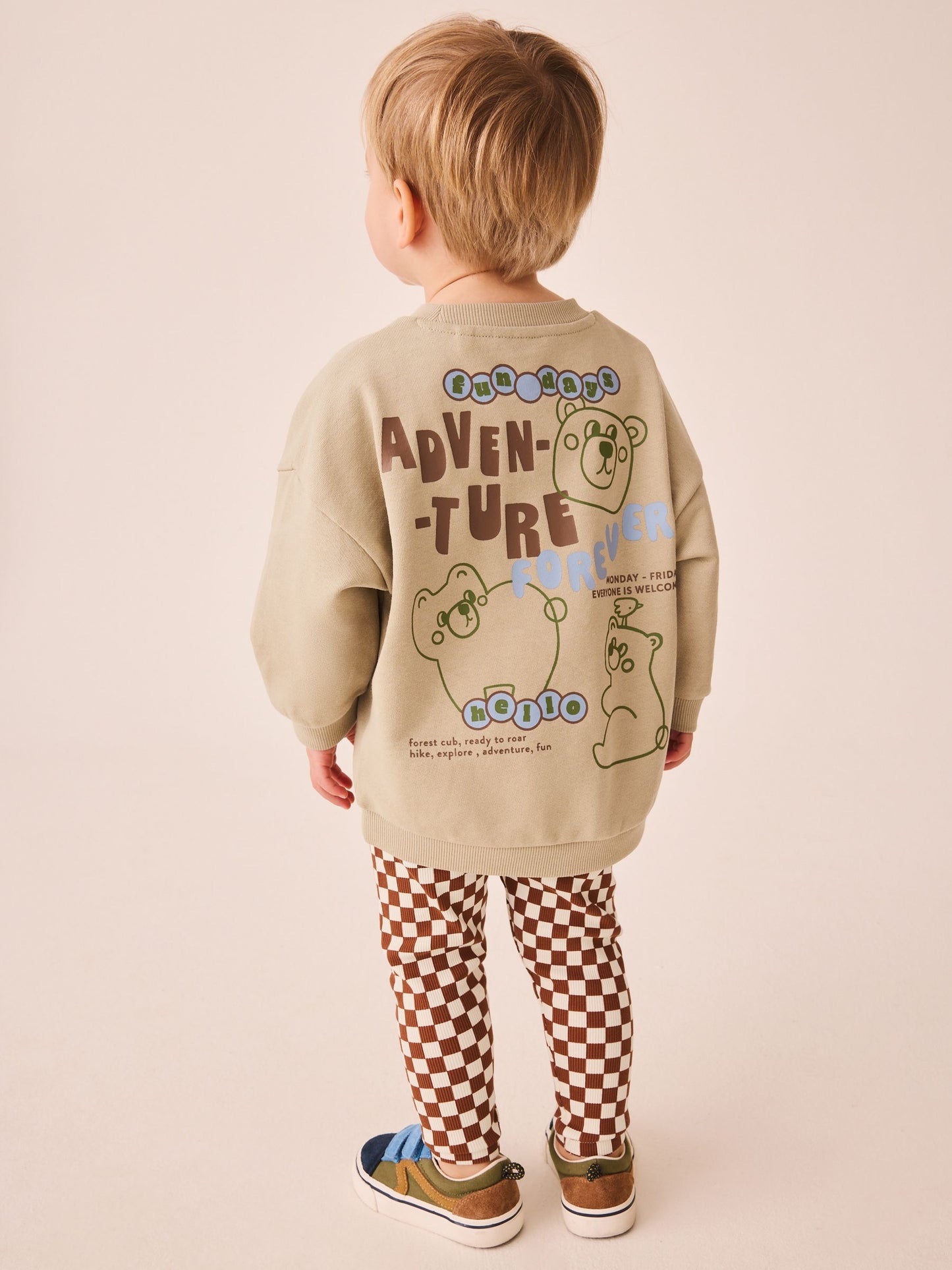 Dsiney Kidz - Neutral Sweatshirt and Leggings Set 2 Piece (3mths-7yrs) image 2