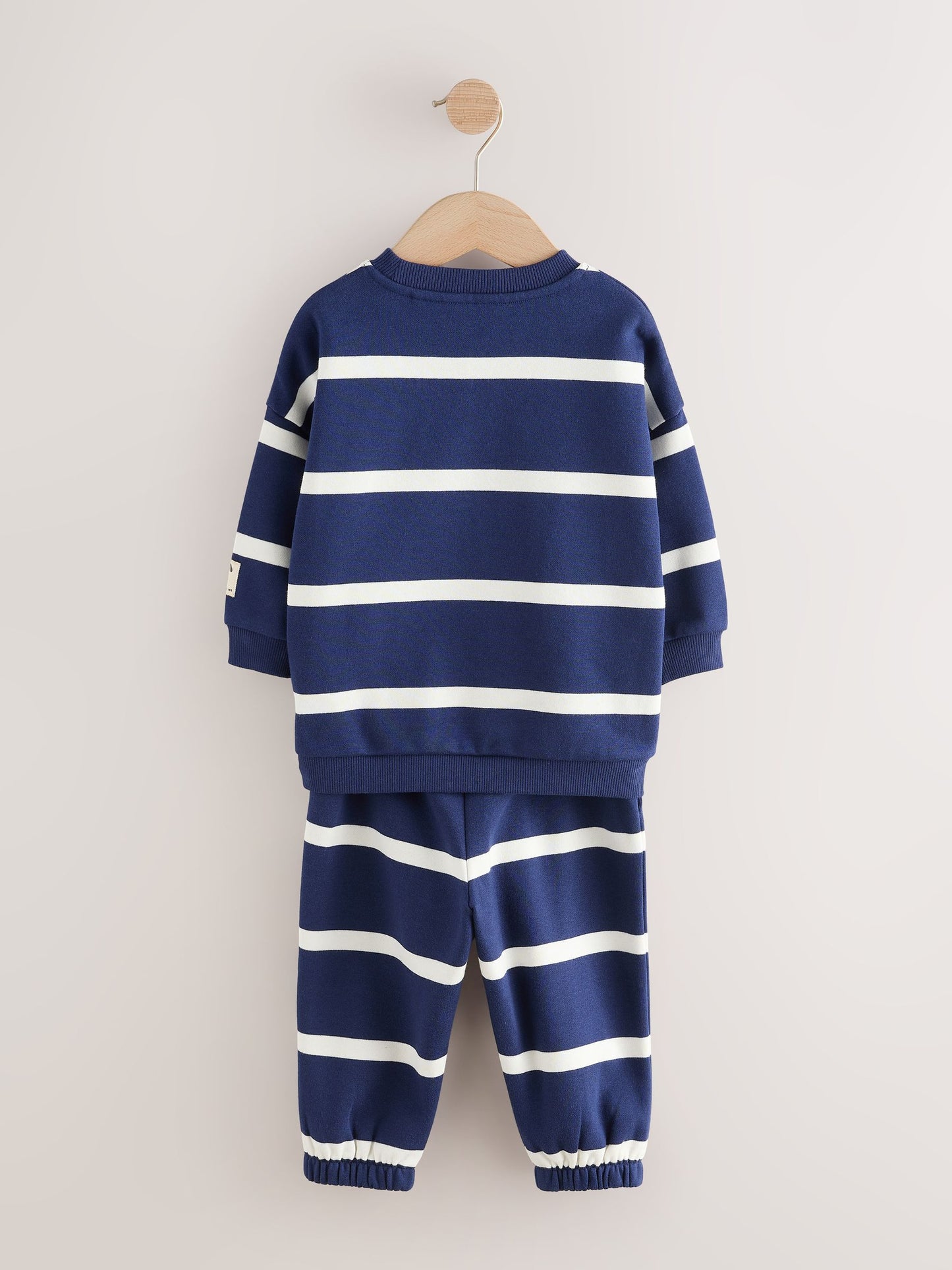 Dsiney Kidz - Navy All Over Print Crew Neck Sweat Top and Joggers Set (3mths-7yrs) image 6
