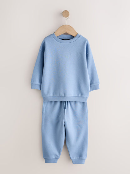 Blue Sweat Top & Joggers Set 6 Piece (3mths-7yrs) image 5