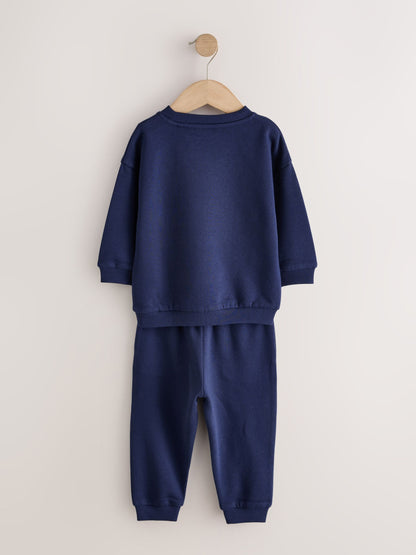 Blue Sweat Top & Joggers Set 6 Piece (3mths-7yrs) image 6