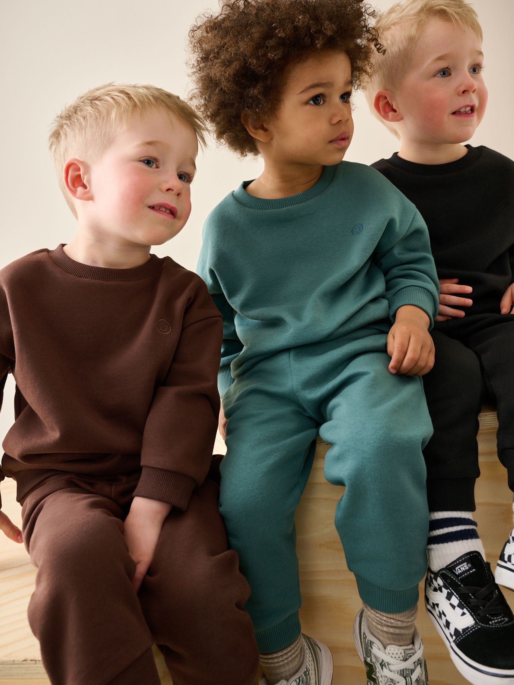 Green/Blue Sweat Top & Joggers Set 6 Piece (3mths-7yrs) image 3