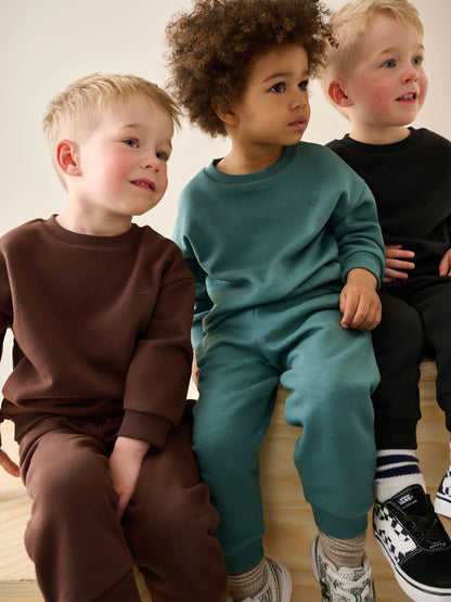 Green/Blue Sweat Top & Joggers Set 6 Piece (3mths-7yrs) image 3