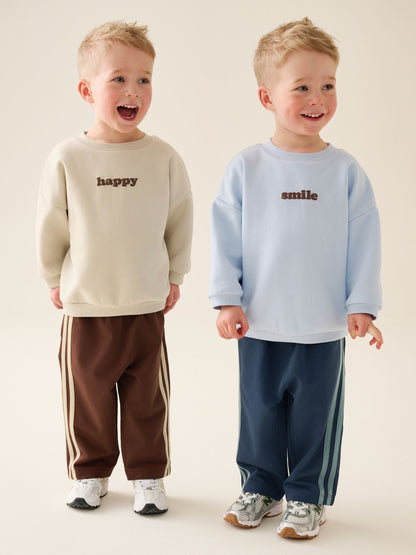 Dsiney Kidz - Multi Crew Neck Joggers Set 4 Piece (3mths-7yrs) image 2