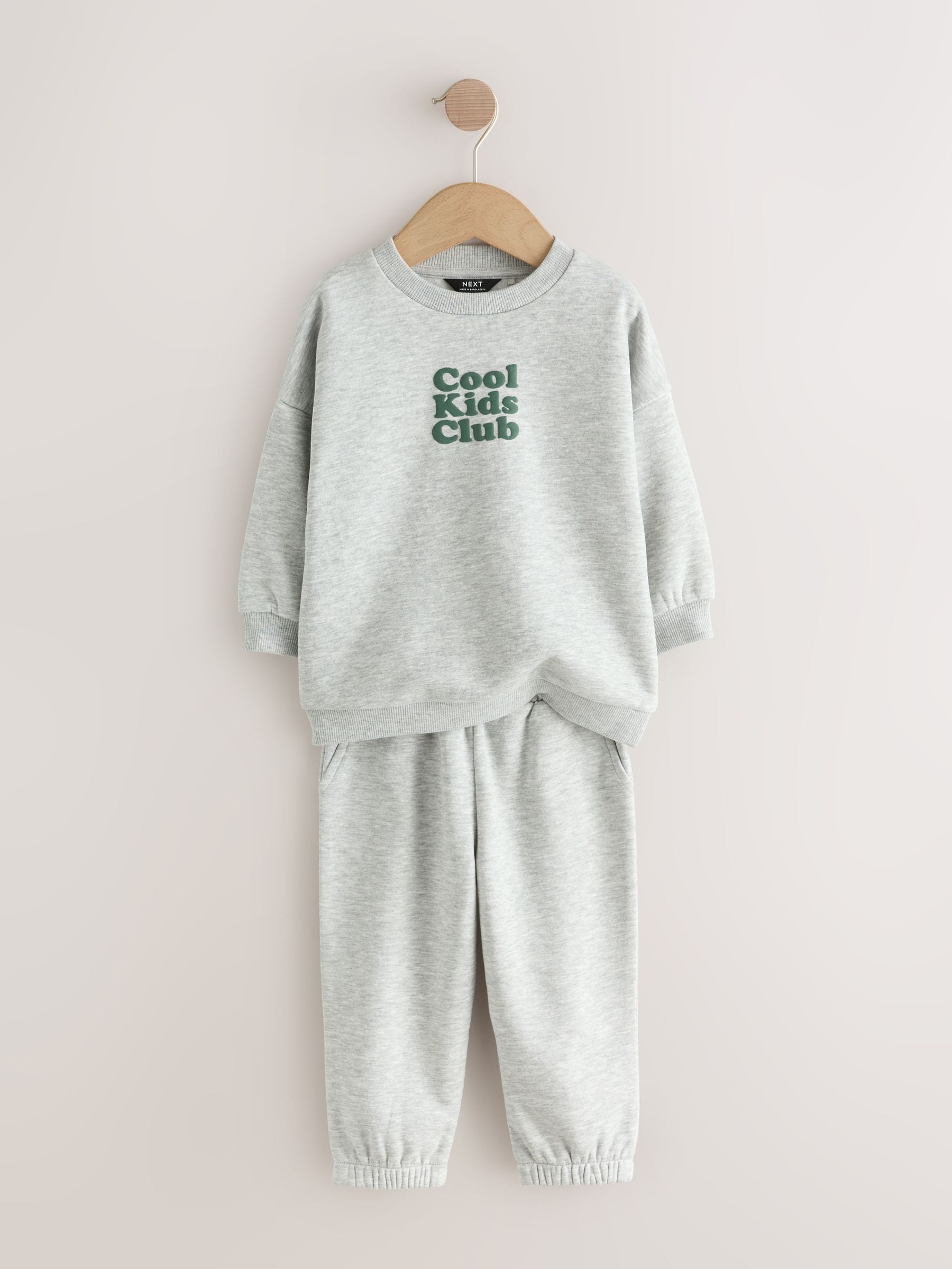 Dsiney Kidz - Grey Back Print Crew Neck Joggers Set 4 Piece (3mths-7yrs) image 6