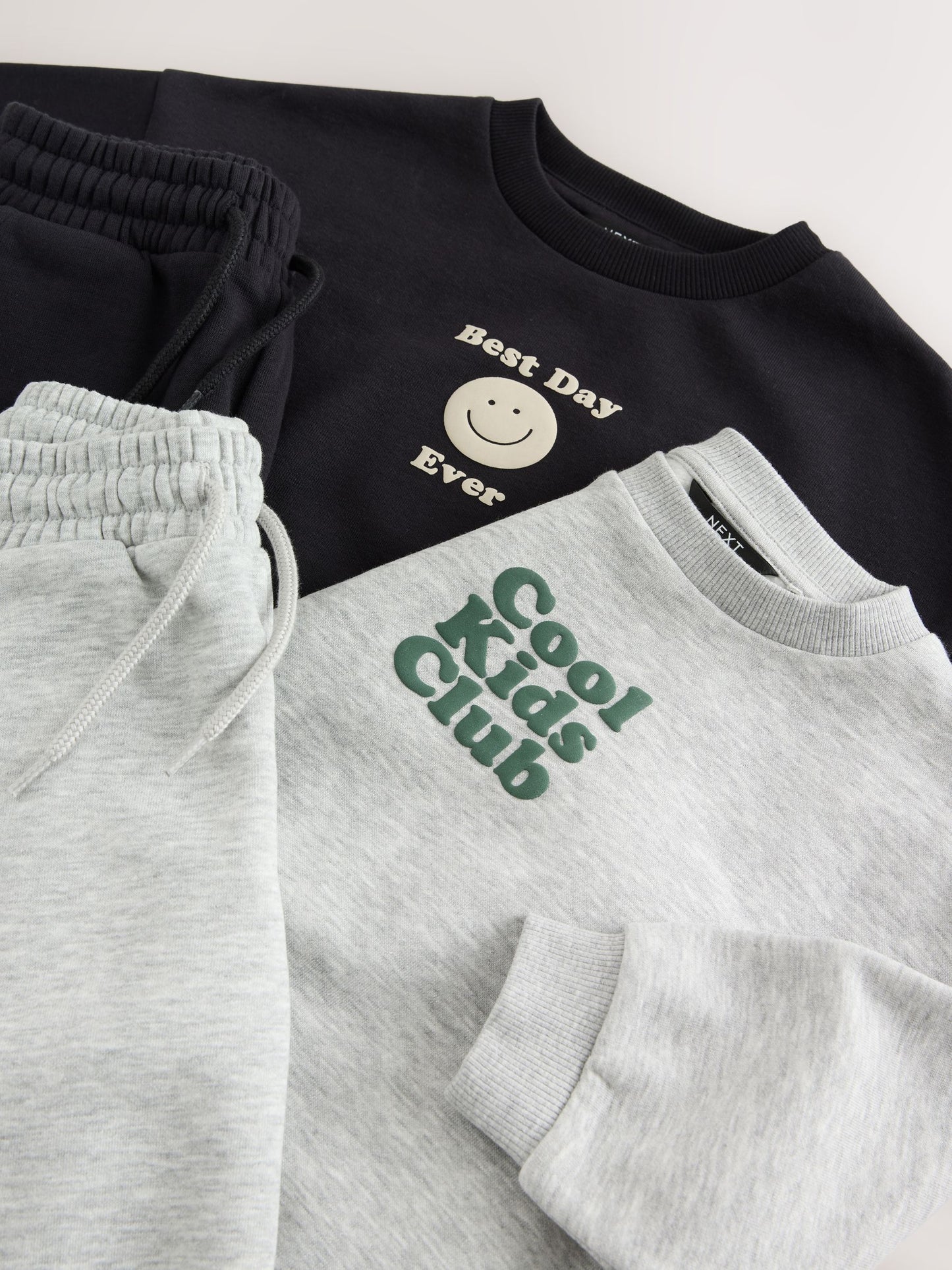 Dsiney Kidz - Grey Back Print Crew Neck Joggers Set 4 Piece (3mths-7yrs) image 9
