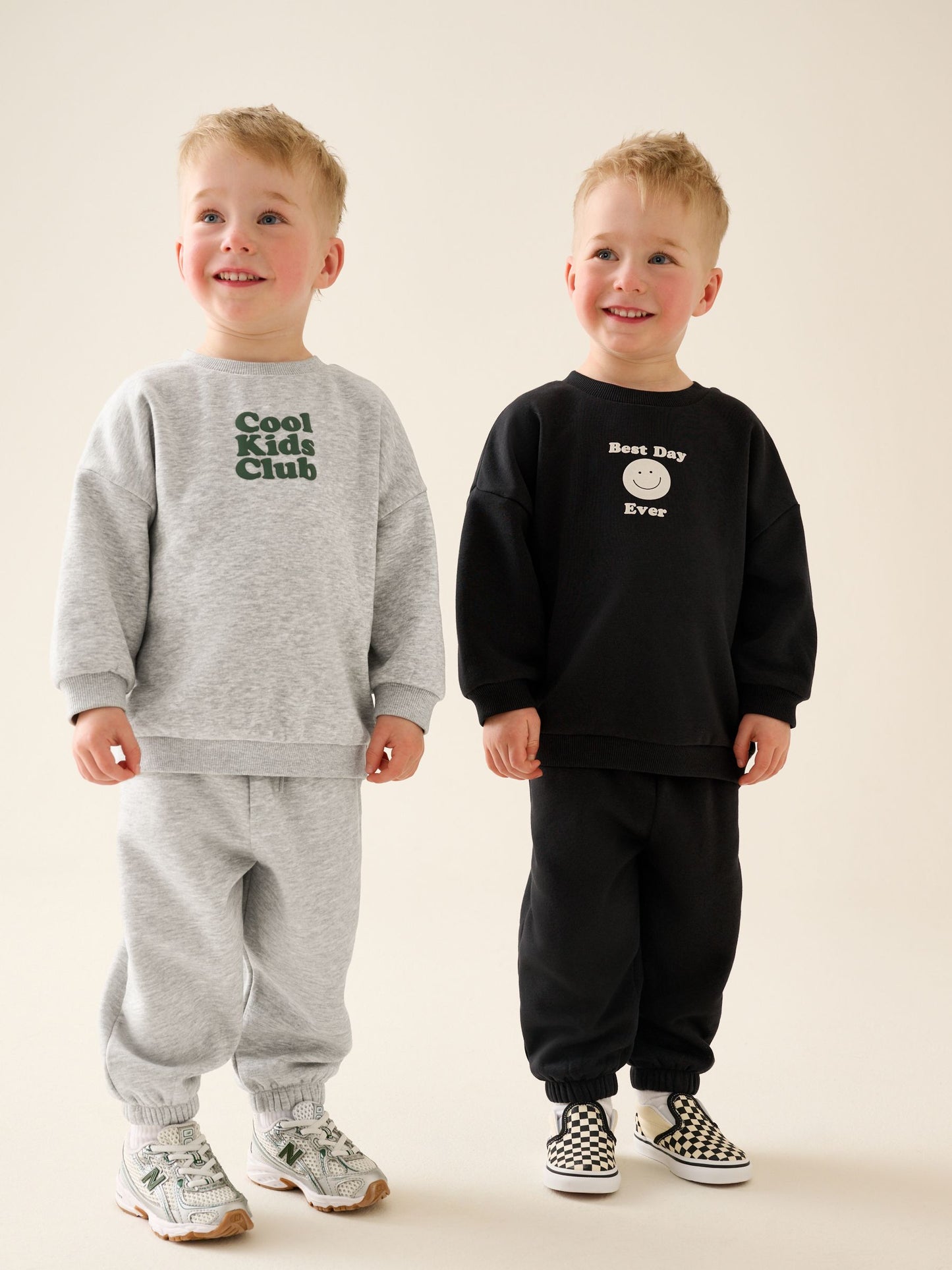 Dsiney Kidz - Grey Back Print Crew Neck Joggers Set 4 Piece (3mths-7yrs) image 1