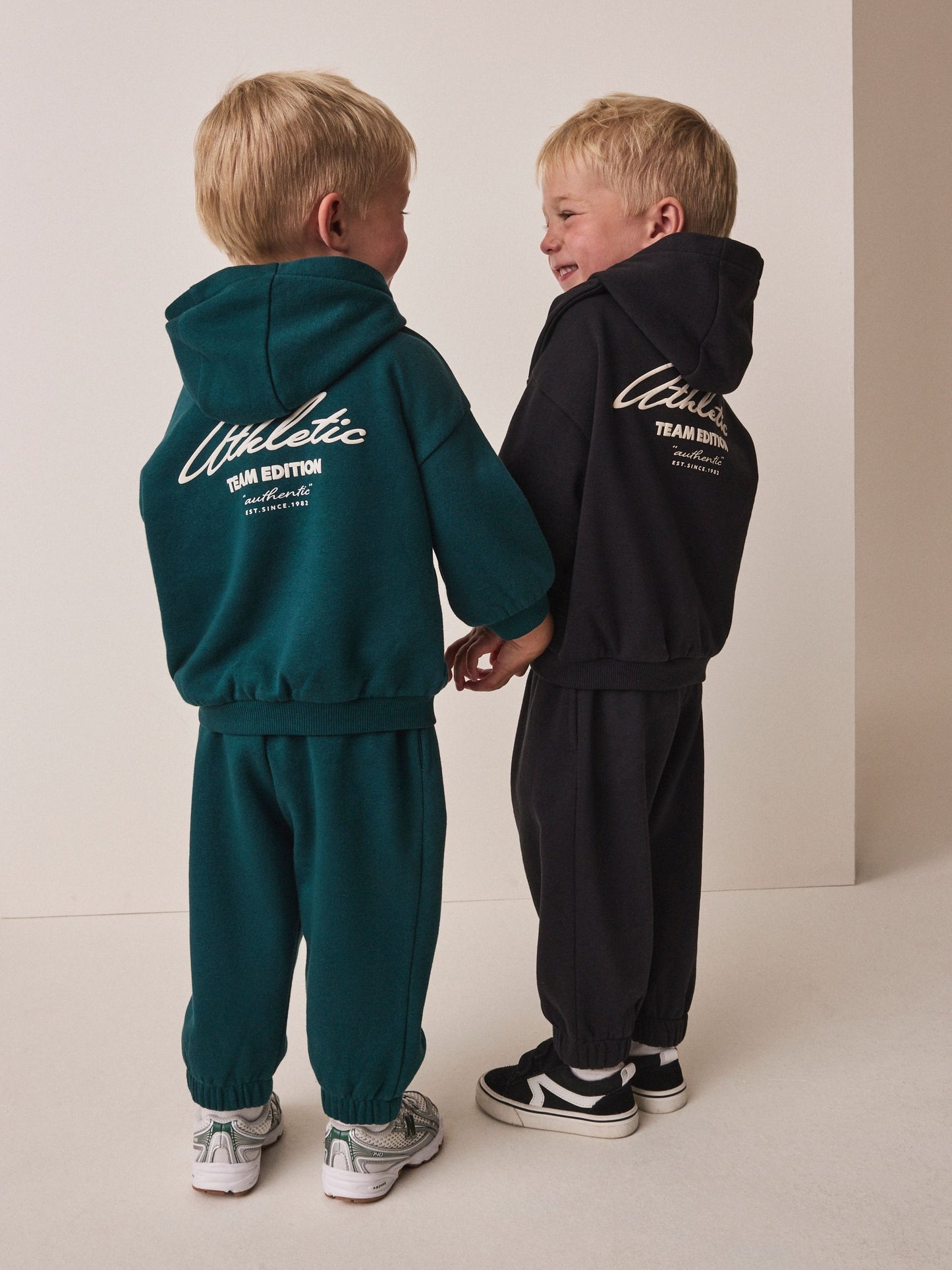 Green/Black Hoody Sweat Top and Jogger Set 4  Peice (3mths-7yrs) image 3
