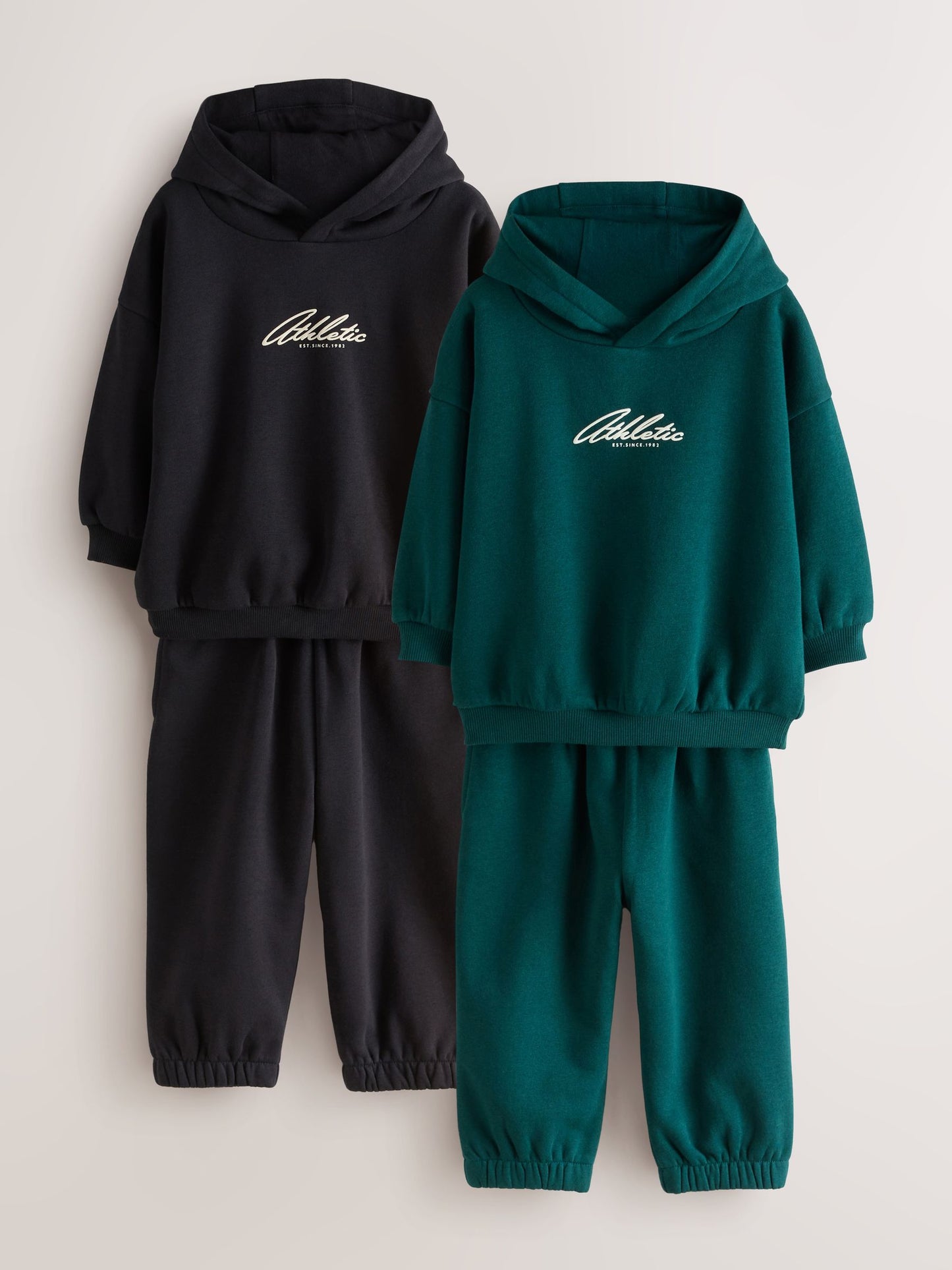 Green/Black Hoody Sweat Top and Jogger Set 4  Peice (3mths-7yrs) image 6