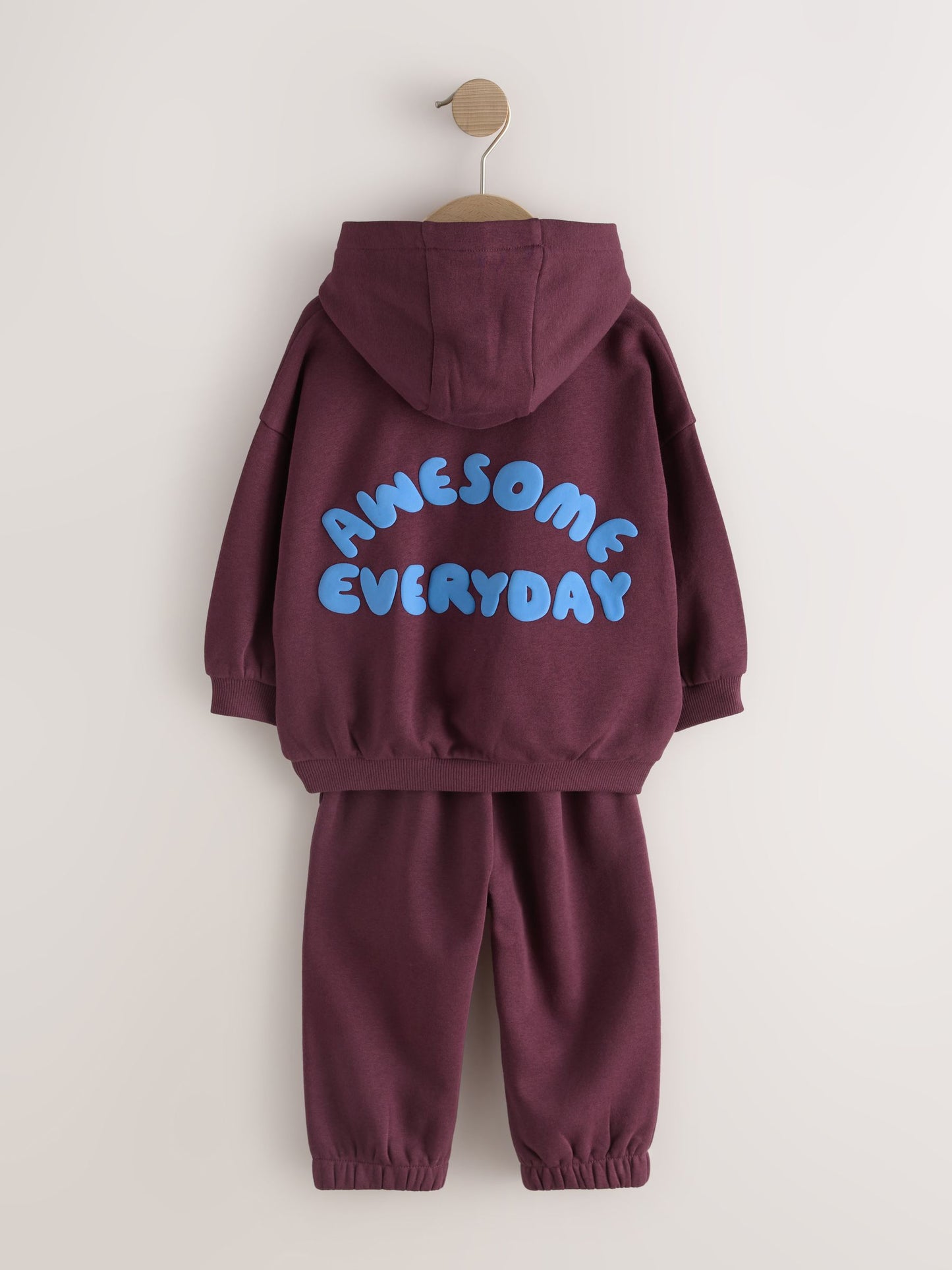 Dsiney Kidz - Burgundy Red Back Print Hoodie and Joggers Set (3mths-7yrs) image 2