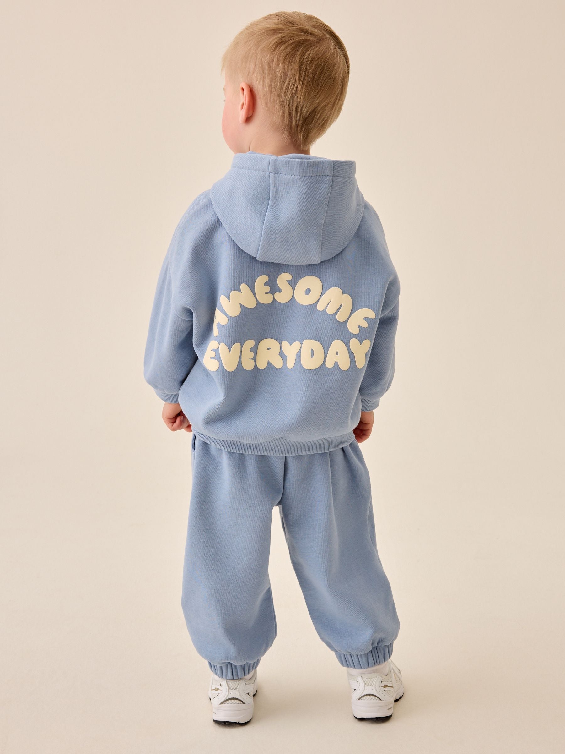 Dsiney Kidz - Blue Back Print Hoodie and Joggers Set (3mths-7yrs) image 1