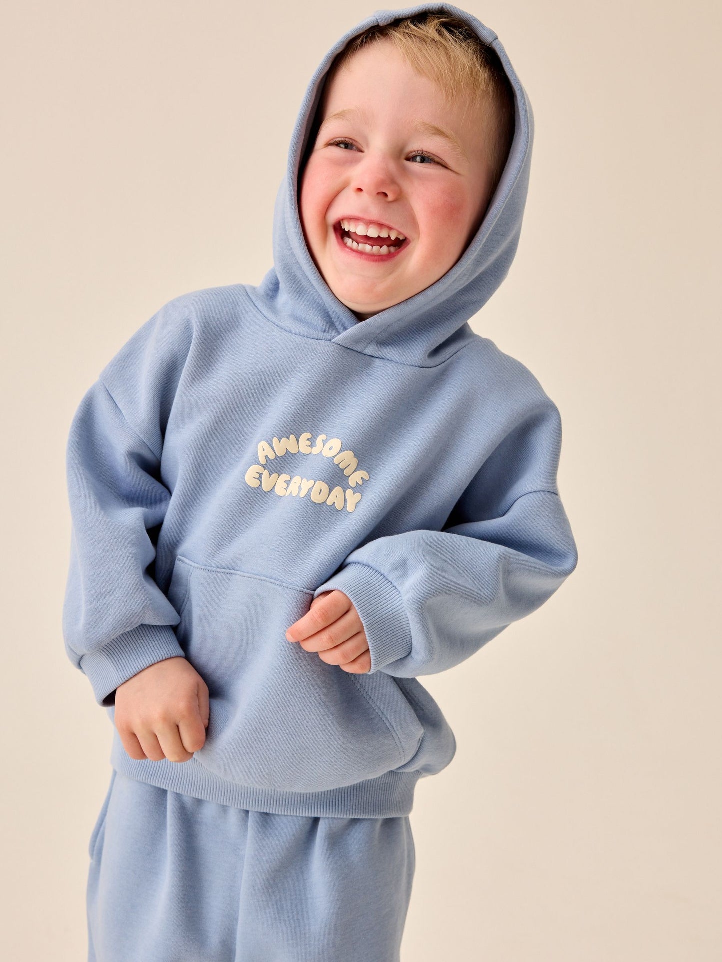 Dsiney Kidz - Blue Back Print Hoodie and Joggers Set (3mths-7yrs) image 3