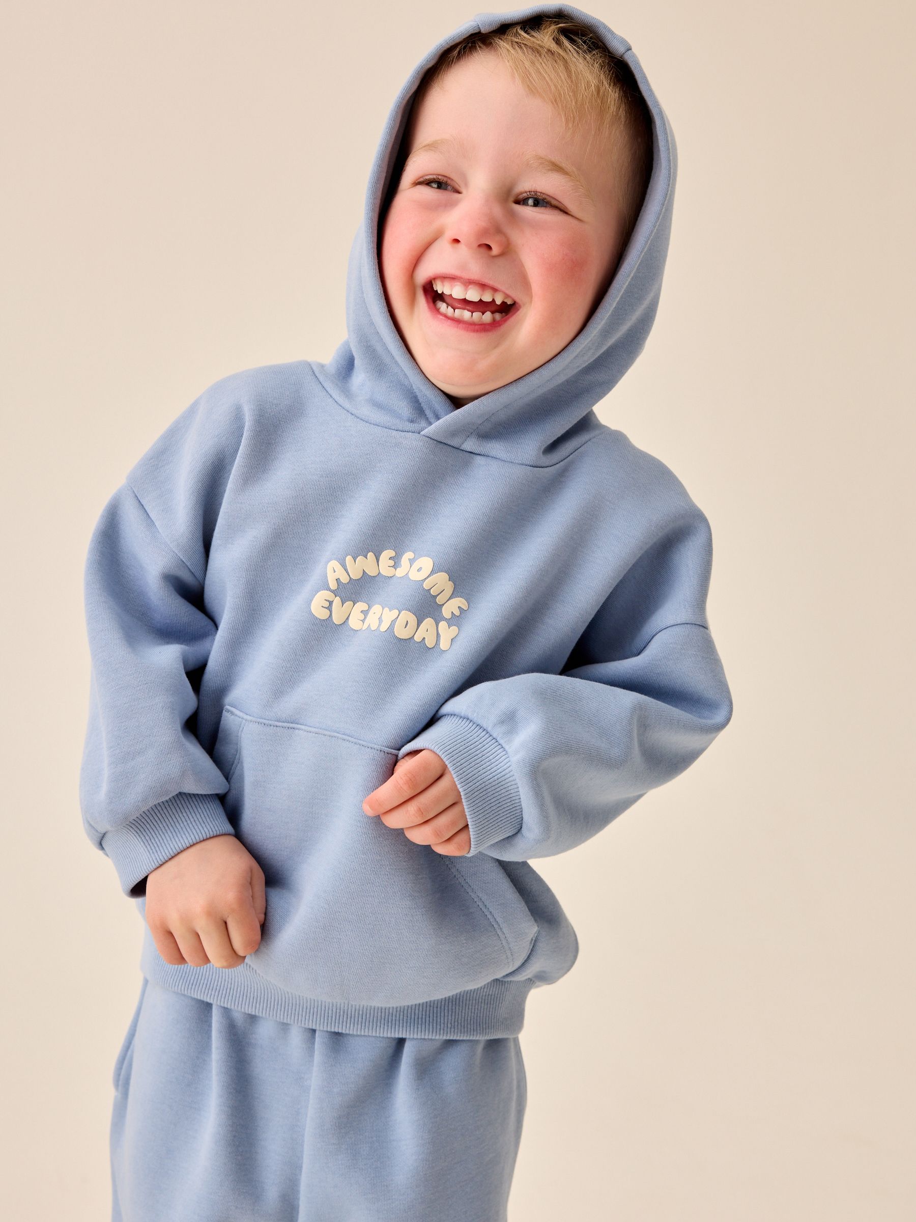 Dsiney Kidz - Blue Back Print Hoodie and Joggers Set (3mths-7yrs) image 3