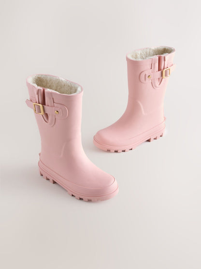 Pink Standard Fit (F) Buckle Wellies image 1