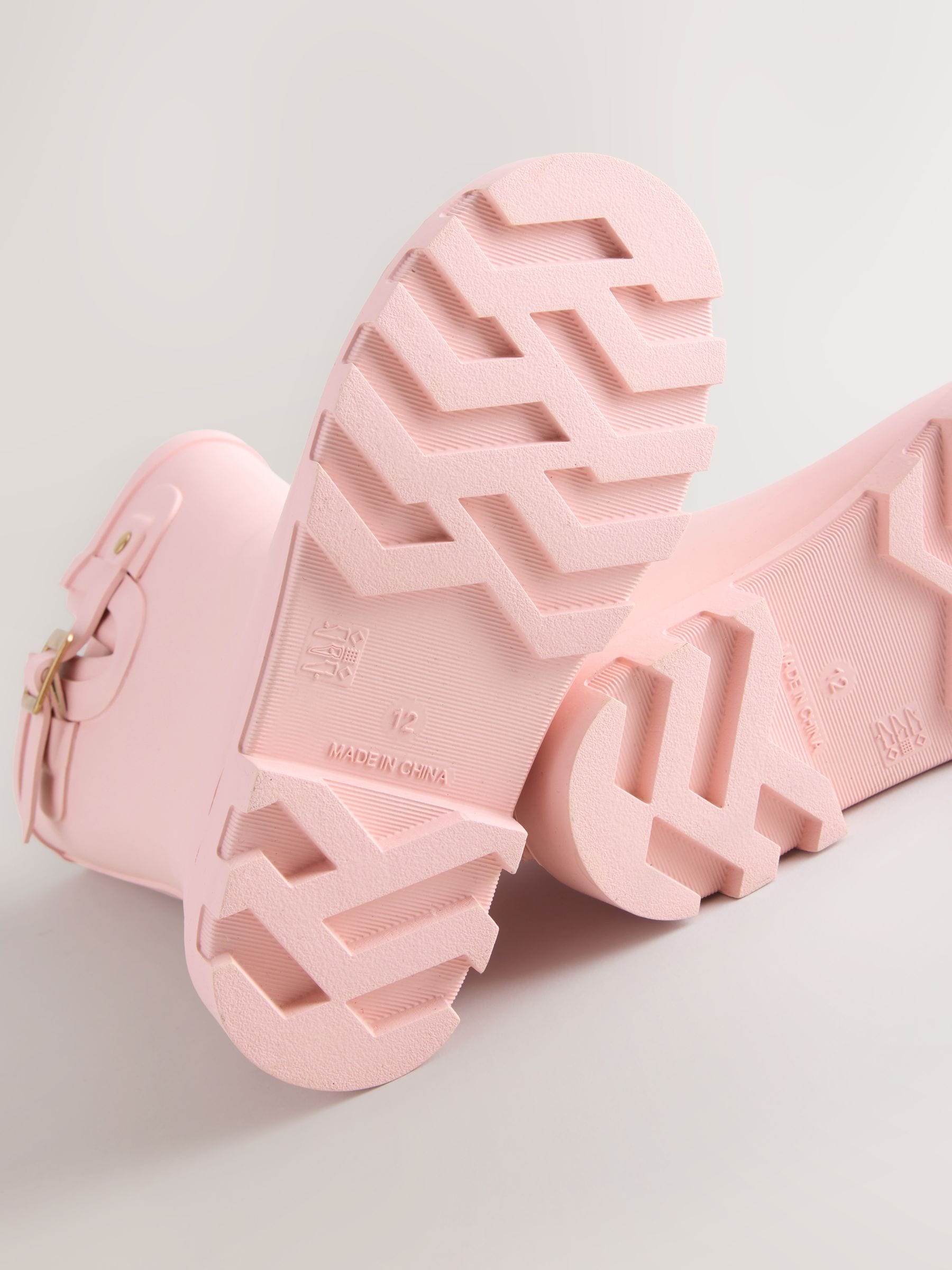 Pink Standard Fit (F) Buckle Wellies image 5