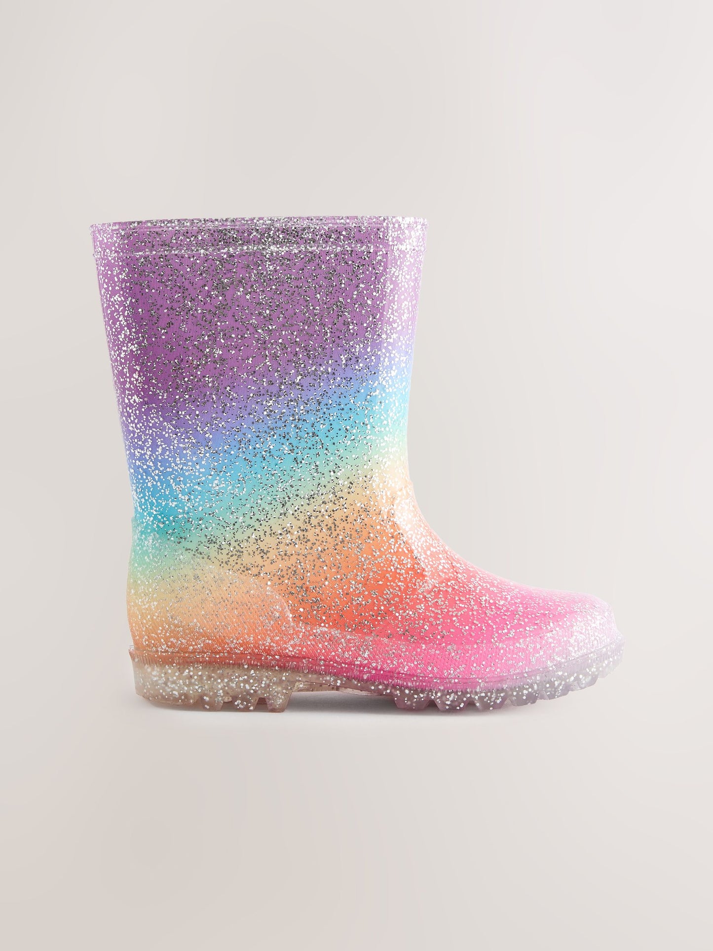 Rainbow Glitter Wellies image 2