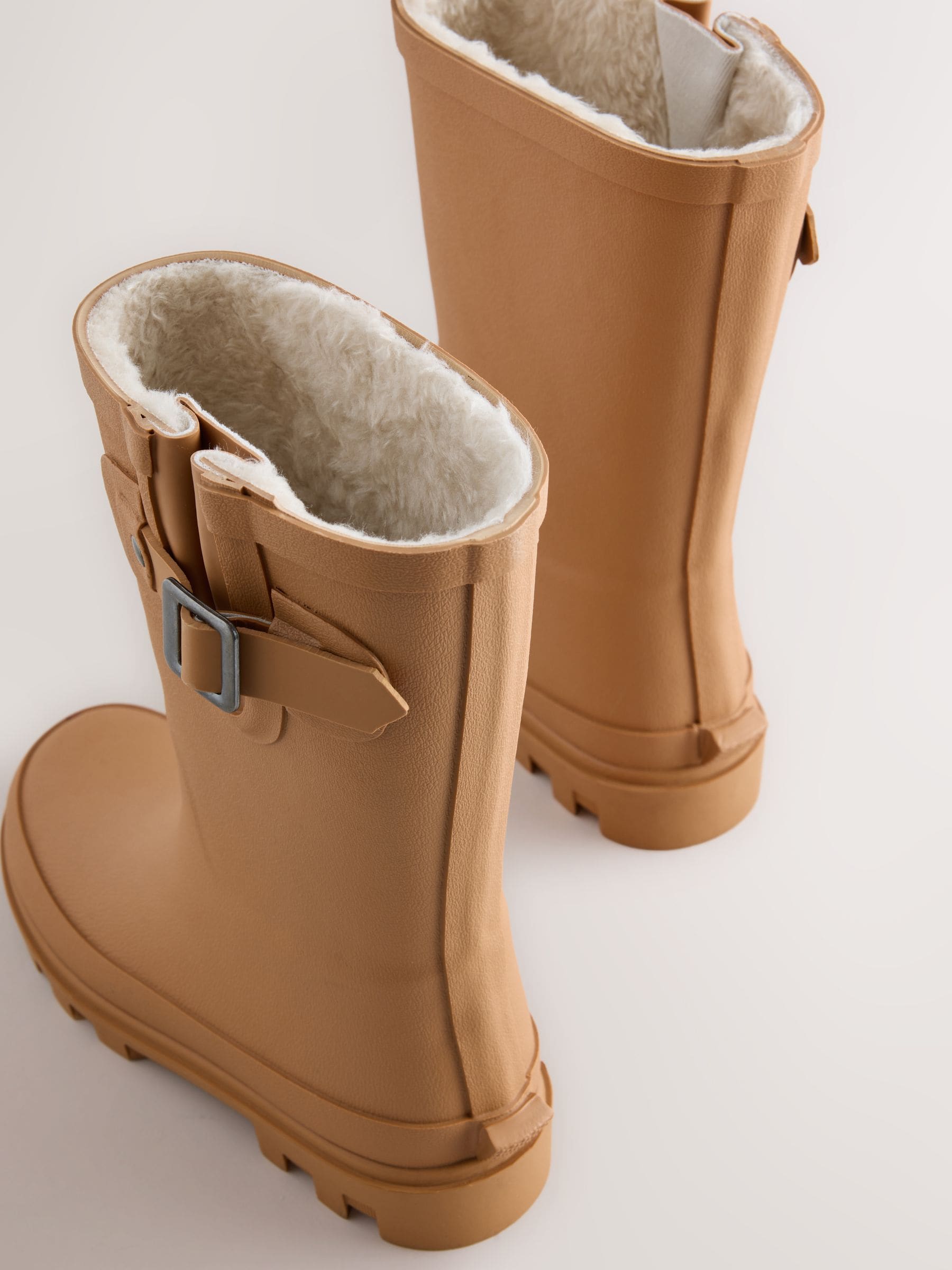 Tan Brown Standard Fit (F) Buckle Wellies image 3